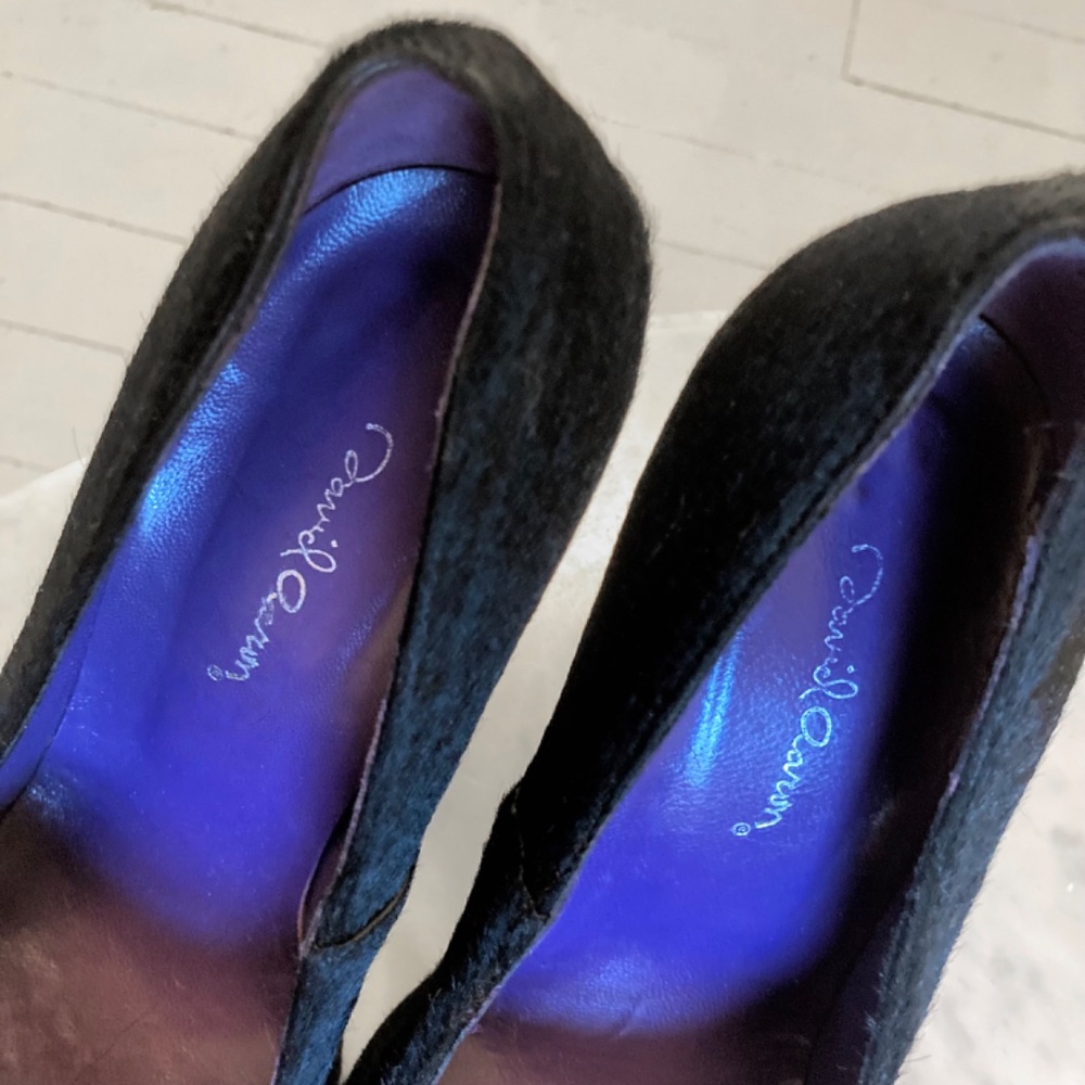 Vintage David Aaron Pony Hair Pumps - size 9 (Vero Cuoio) - Picture 12 of 16